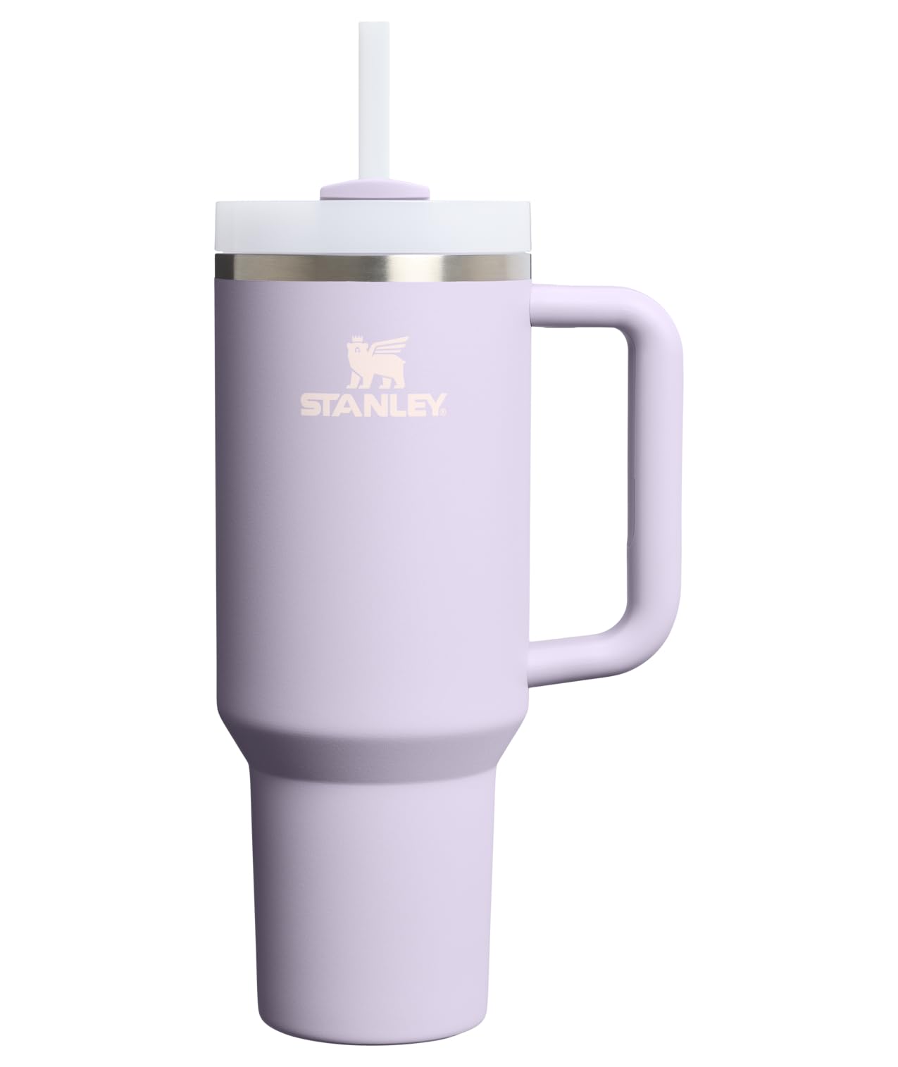 STANLEY Quencher H2.0 Tumbler with Handle and Straw 40 oz | Flowstate 3-Position Lid | Cup Holder Compatible for Travel | Insulated Stainless Steel Cup | BPA-Free | Cream 2.0