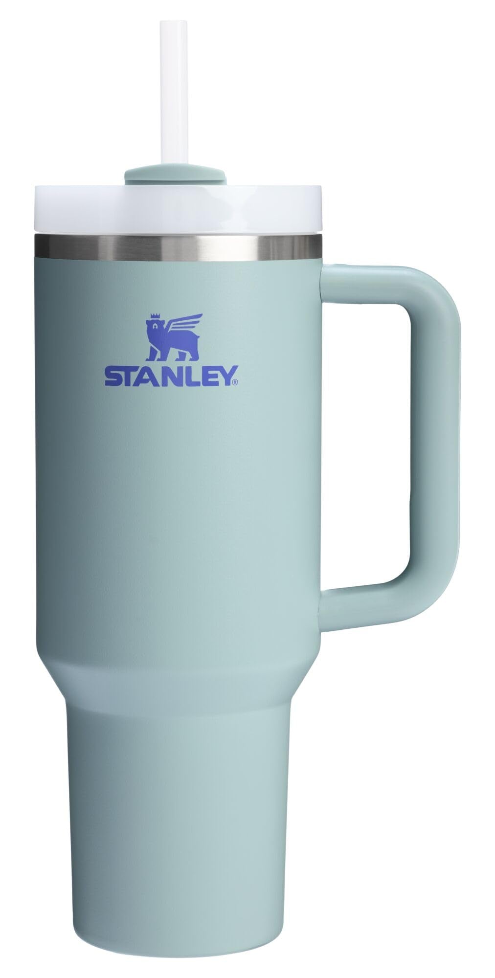 STANLEY Quencher H2.0 Tumbler with Handle and Straw 40 oz | Flowstate 3-Position Lid | Cup Holder Compatible for Travel | Insulated Stainless Steel Cup | BPA-Free | Cream 2.0