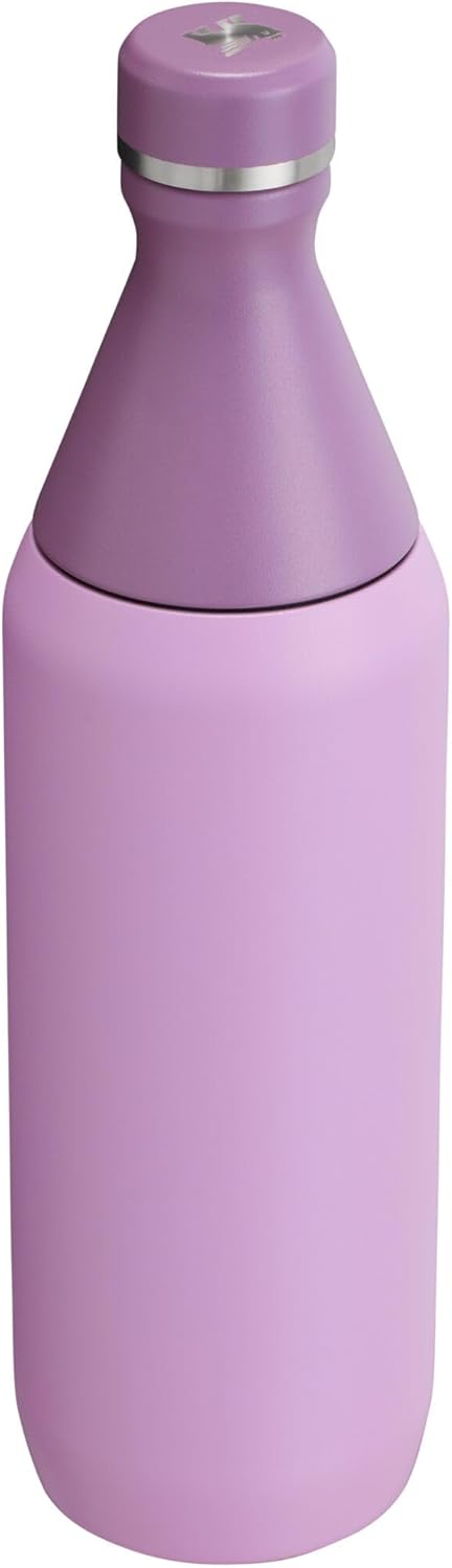 Stanley All Day Slim Bottle 20 oz | Twist On Lid with Leakproof Seal | Slim Design for Travel & Gym | Insulated Stainless Steel | BPA-Free | Lilac