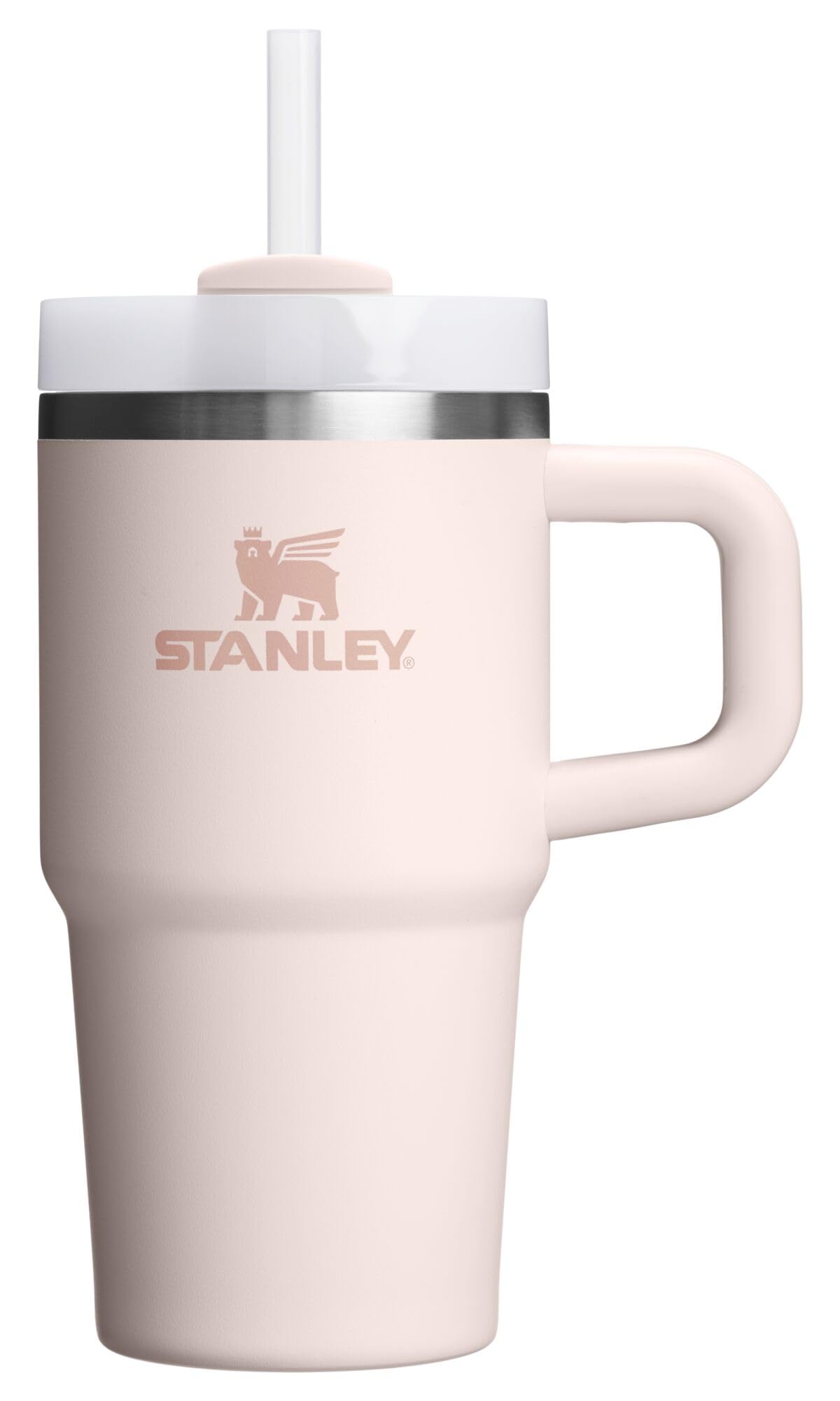 STANLEY Quencher H2.0 Tumbler with Handle and Straw 40 oz | Flowstate 3-Position Lid | Cup Holder Compatible for Travel | Insulated Stainless Steel Cup | BPA-Free | Cream 2.0