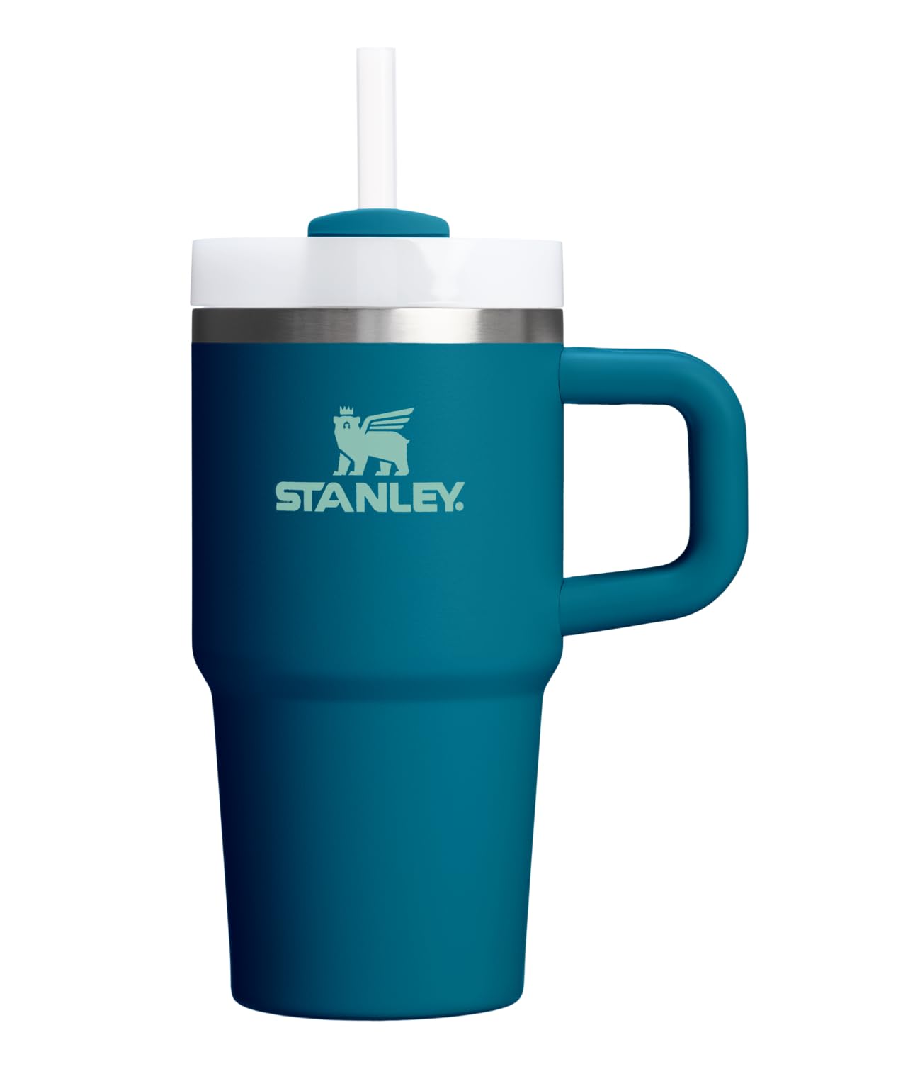 STANLEY Quencher H2.0 Tumbler with Handle and Straw 40 oz | Flowstate 3-Position Lid | Cup Holder Compatible for Travel | Insulated Stainless Steel Cup | BPA-Free | Cream 2.0