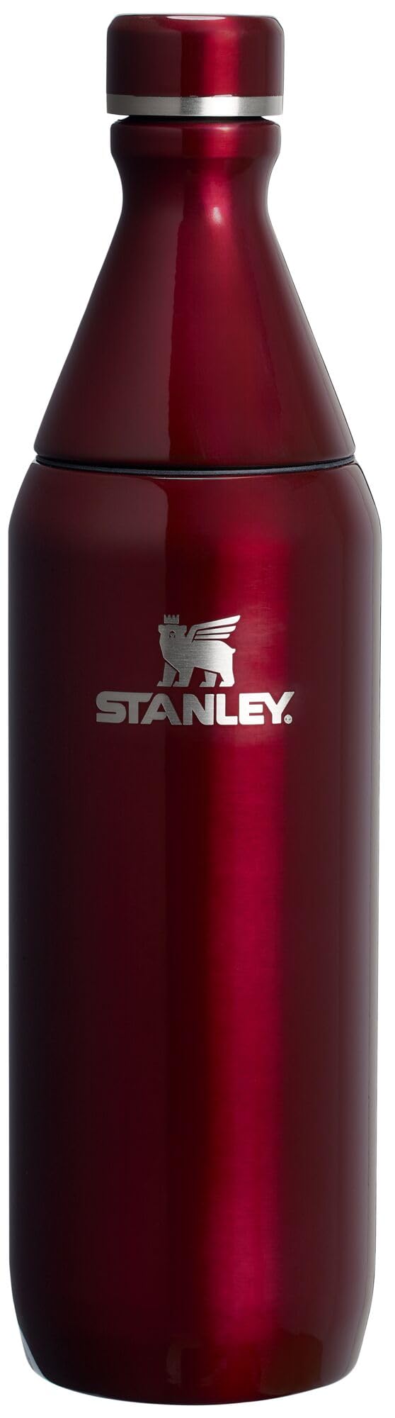 Stanley All Day Slim Bottle 20 oz | Twist On Lid with Leakproof Seal | Slim Design for Travel & Gym | Insulated Stainless Steel | BPA-Free | Lilac
