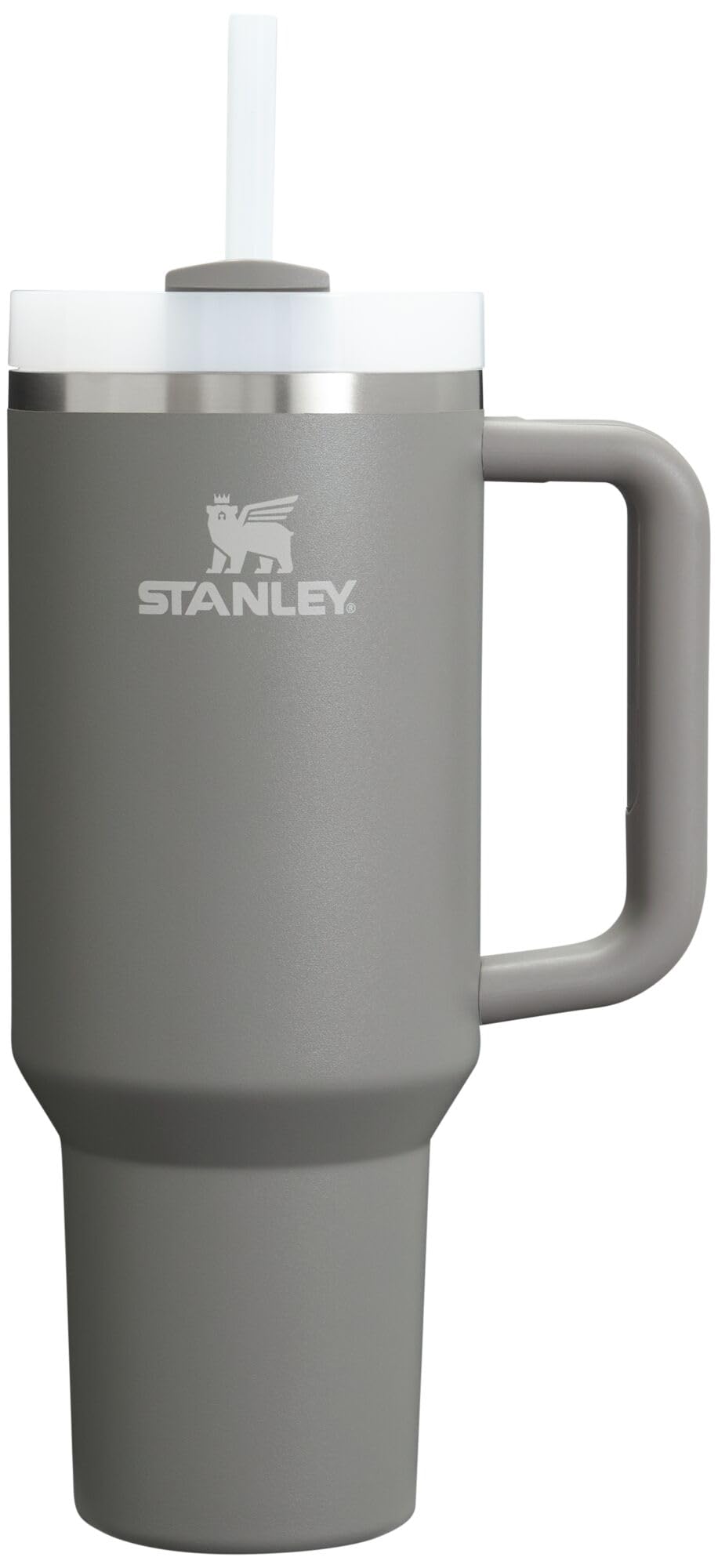 STANLEY Quencher H2.0 Tumbler with Handle and Straw 40 oz | Flowstate 3-Position Lid | Cup Holder Compatible for Travel | Insulated Stainless Steel Cup | BPA-Free | Cream 2.0