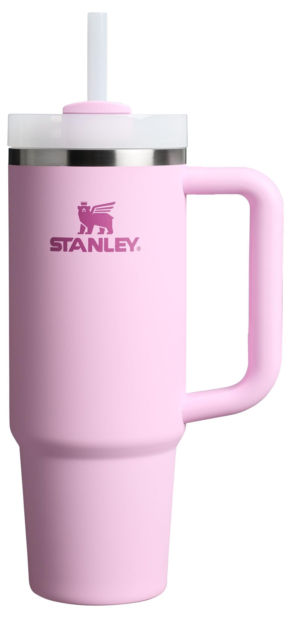 STANLEY Quencher H2.0 Tumbler with Handle and Straw 40 oz | Flowstate 3-Position Lid | Cup Holder Compatible for Travel | Insulated Stainless Steel Cup | BPA-Free | Cream 2.0