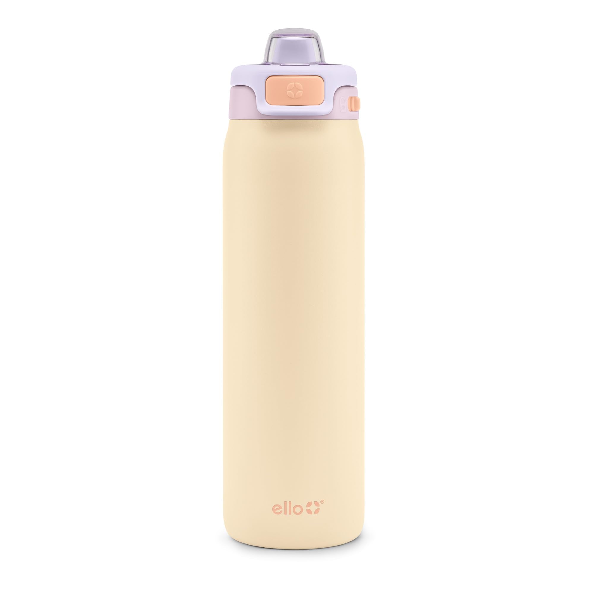 Ello Pop & Fill Insulated Stainless Steel Water Bottle with Quick Fill Lid, Leakproof Locking, Sip or Chug Spout, BPA-Free, Double Wall Vacuum Insulated for Sports, Travel & School- 22oz / 32oz / 40oz