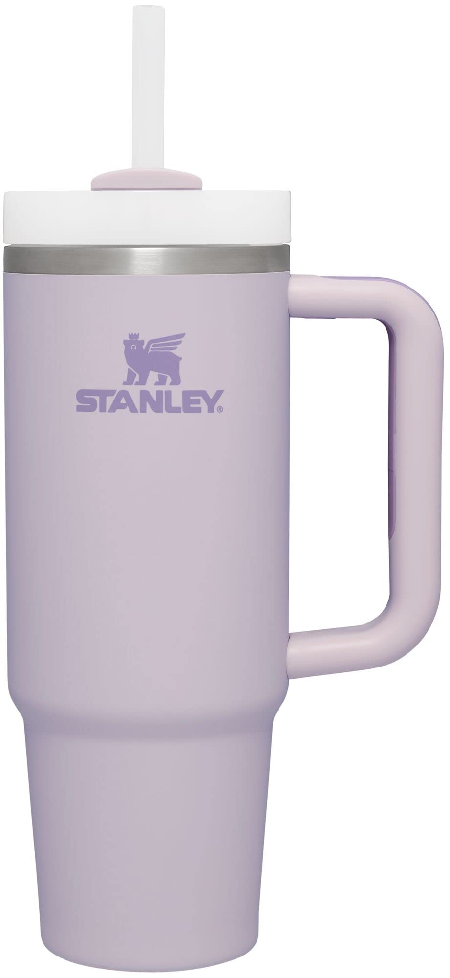 STANLEY Quencher H2.0 Tumbler with Handle and Straw 40 oz | Flowstate 3-Position Lid | Cup Holder Compatible for Travel | Insulated Stainless Steel Cup | BPA-Free | Cream 2.0