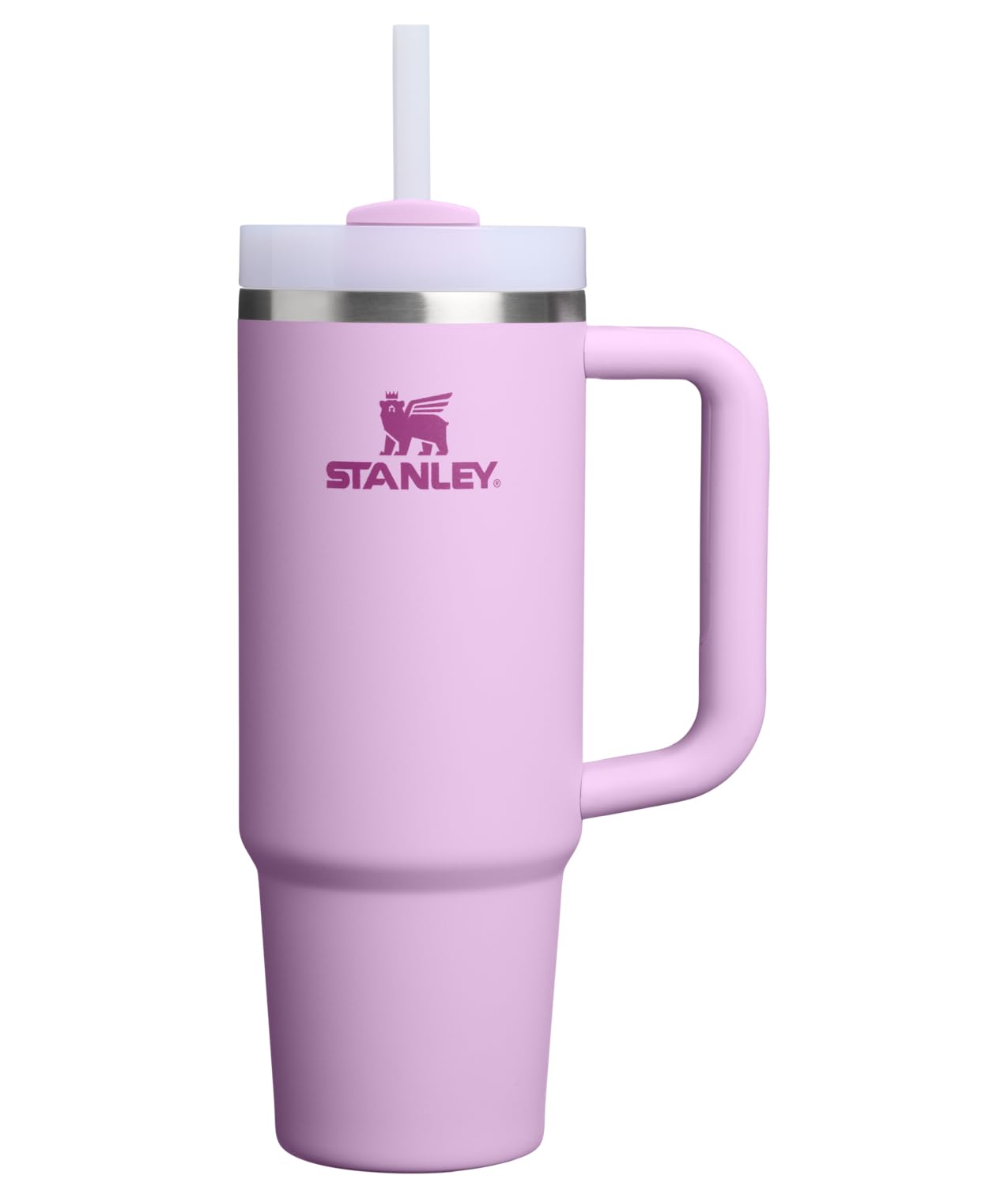 STANLEY Quencher H2.0 Tumbler with Handle and Straw 40 oz | Flowstate 3-Position Lid | Cup Holder Compatible for Travel | Insulated Stainless Steel Cup | BPA-Free | Cream 2.0