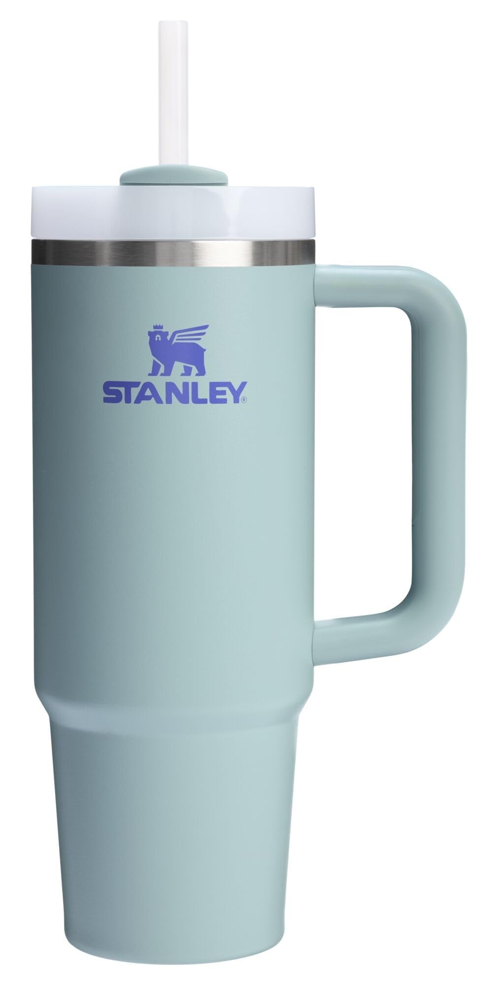 STANLEY Quencher H2.0 Tumbler with Handle and Straw 40 oz | Flowstate 3-Position Lid | Cup Holder Compatible for Travel | Insulated Stainless Steel Cup | BPA-Free | Cream 2.0