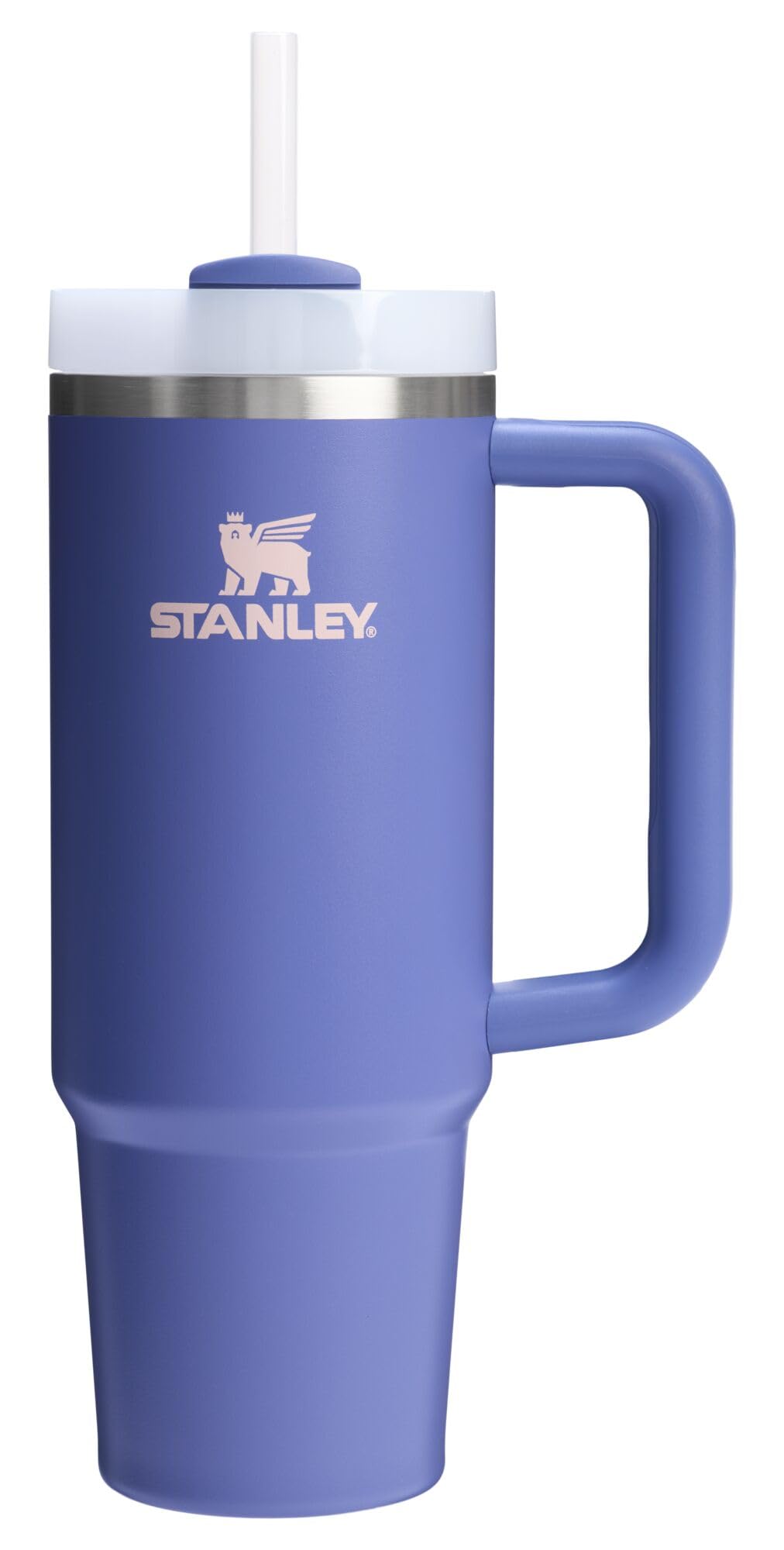 STANLEY Quencher H2.0 Tumbler with Handle and Straw 40 oz | Flowstate 3-Position Lid | Cup Holder Compatible for Travel | Insulated Stainless Steel Cup | BPA-Free | Cream 2.0