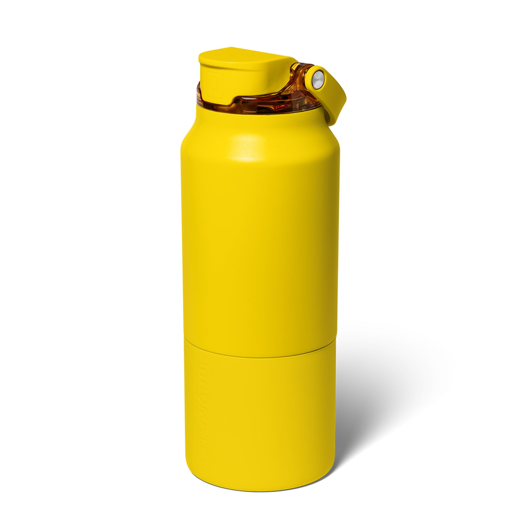 BrüMate Rise 35oz Water Bottle With 100% Leakproof Covered Silicone Straw | Insulated Stainless Steel Water Bottle | Fast Flow | Soft Sip Silicone Spout | Removable Straw | BPA-Free (Nightfall Blue)