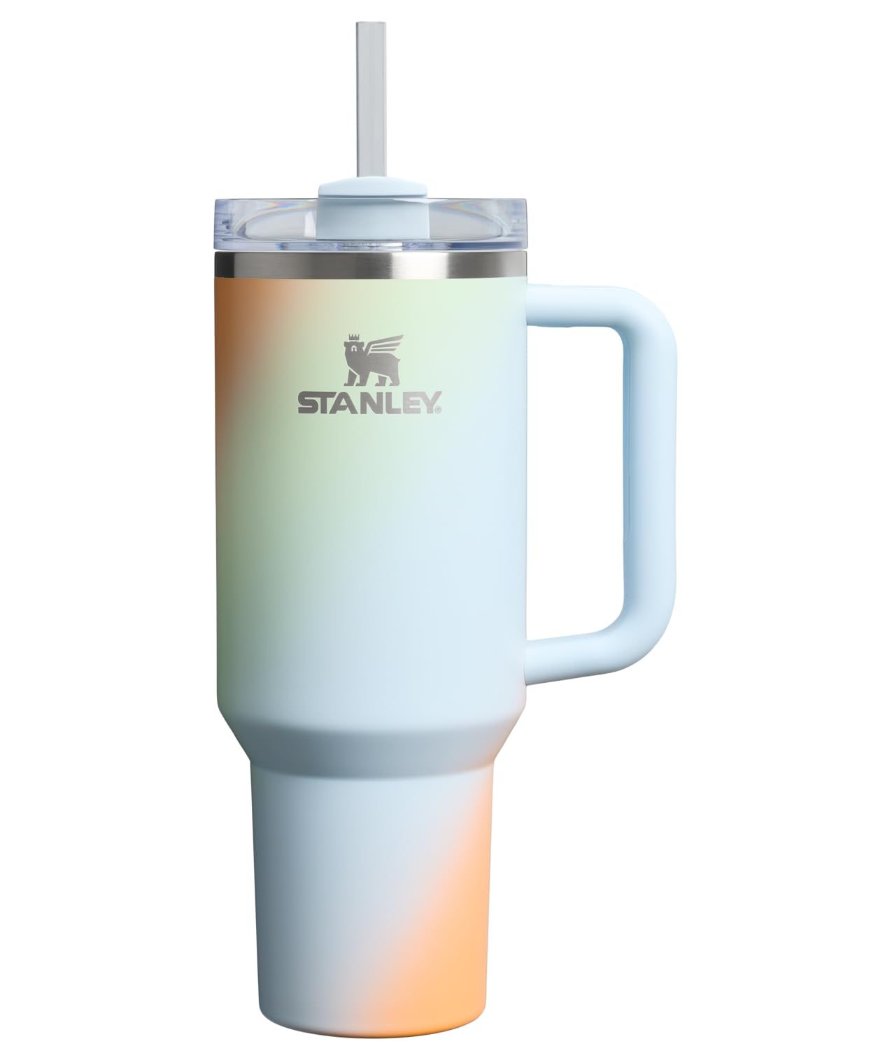 STANLEY Quencher H2.0 Tumbler with Handle and Straw 40 oz | Flowstate 3-Position Lid | Cup Holder Compatible for Travel | Insulated Stainless Steel Cup | BPA-Free | Cream 2.0