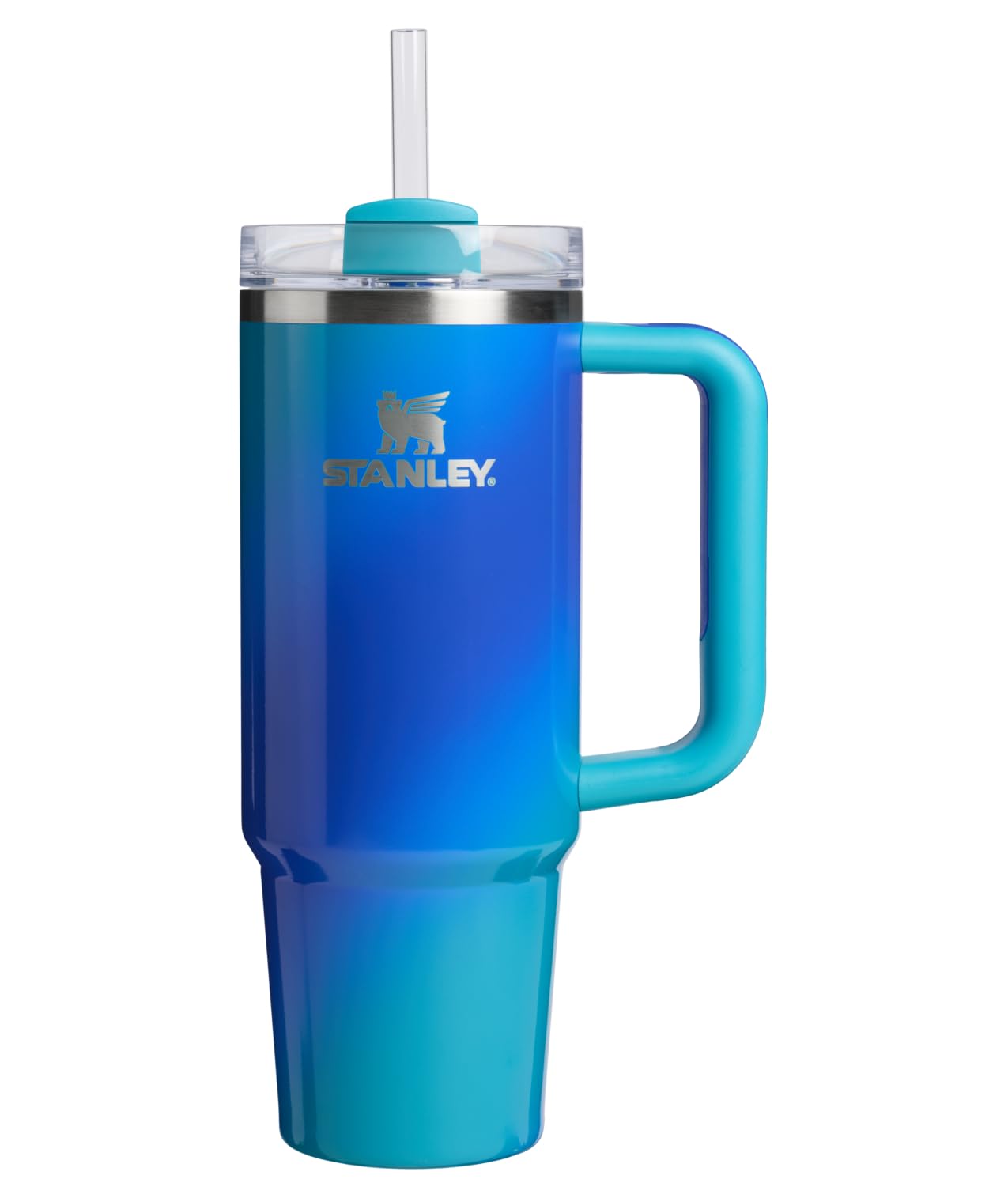 STANLEY Quencher H2.0 Tumbler with Handle and Straw 40 oz | Flowstate 3-Position Lid | Cup Holder Compatible for Travel | Insulated Stainless Steel Cup | BPA-Free | Cream 2.0