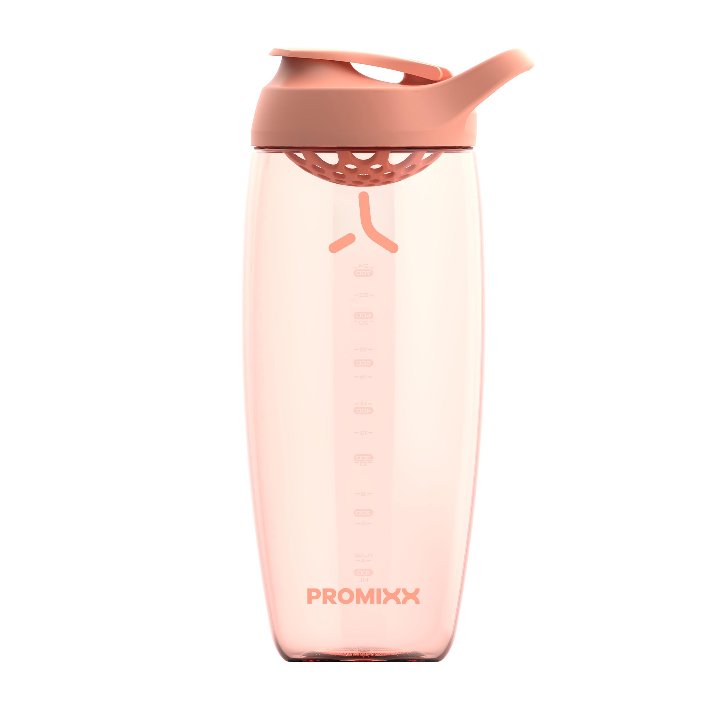 Promixx Pursuit Protein Shaker Bottle (24 oz) – Silent No-Ball Mixer, Leak-Proof Lid, BPA/BPS & Phthalate-Free ECOZEN – Easy-Clean Shaker Cup for Protein Shakes, Pre & Post-Workout Smoothies