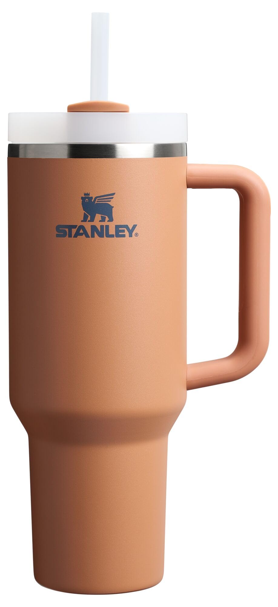 STANLEY Quencher H2.0 Tumbler with Handle and Straw 40 oz | Flowstate 3-Position Lid | Cup Holder Compatible for Travel | Insulated Stainless Steel Cup | BPA-Free | Cream 2.0