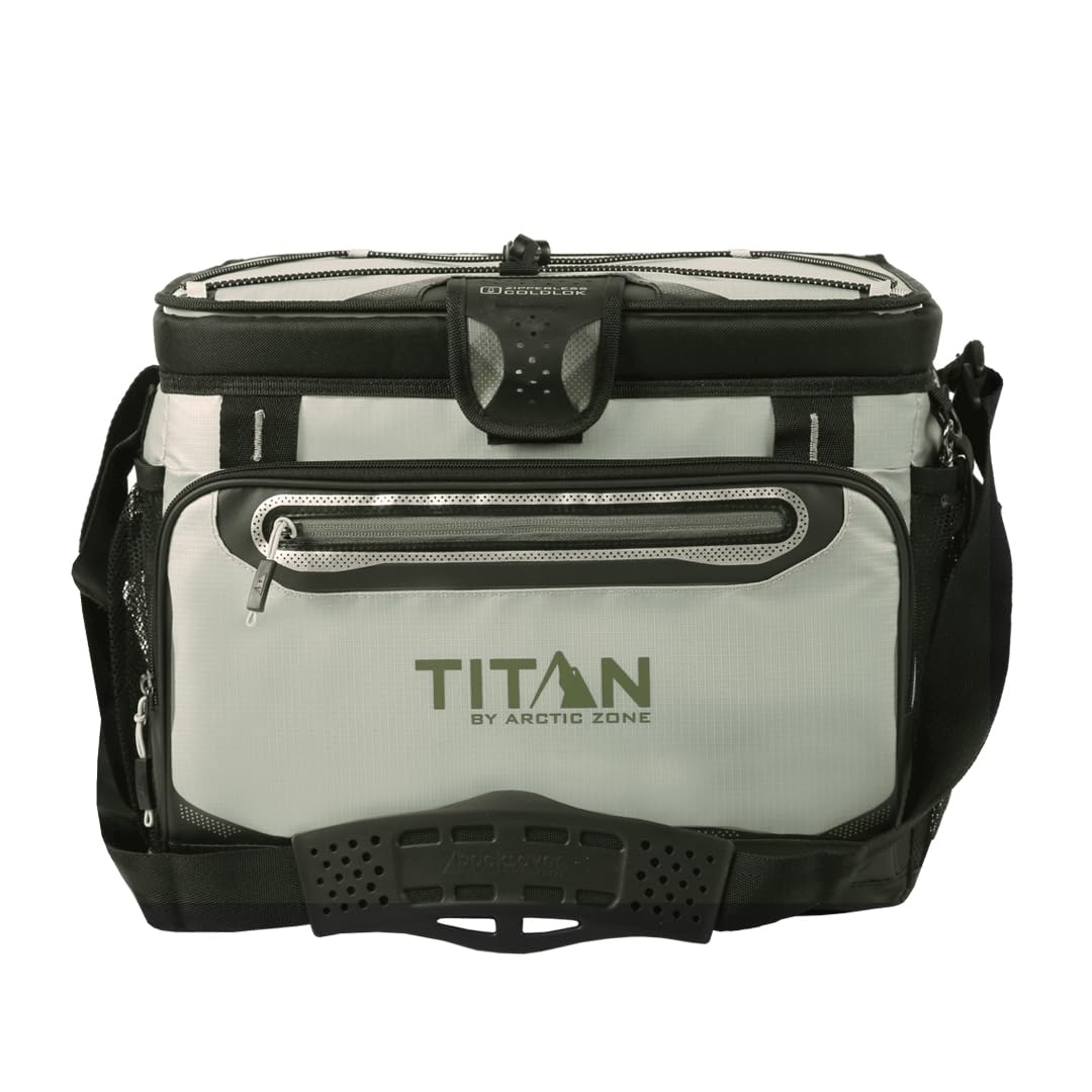 Titan by Arctic Zone Deep Freeze Cooler - Zipperless Hardbody Cooler - Deep Freeze Insulation, HardBody Liner, and SmartShelf