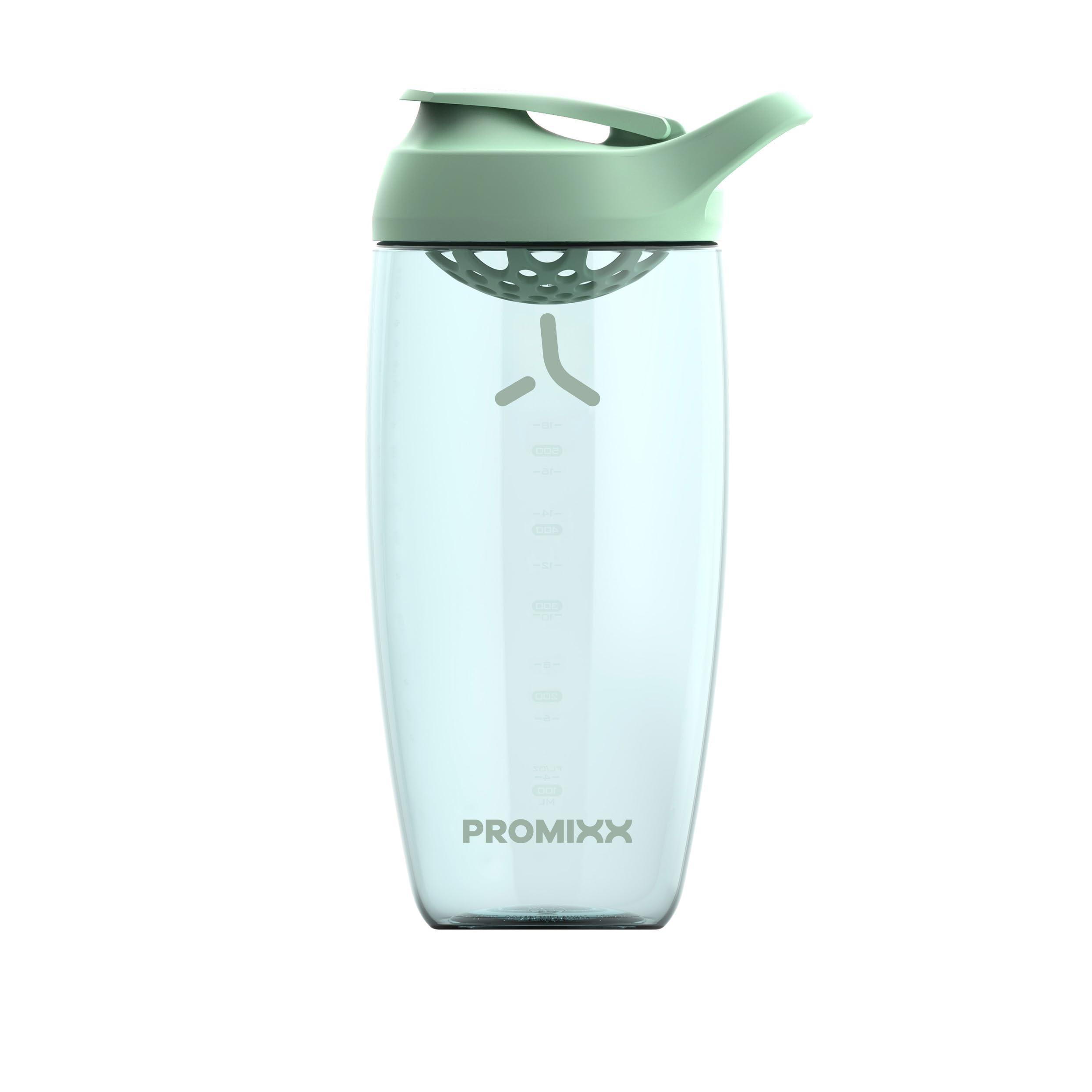 Promixx Pursuit Protein Shaker Bottle (24 oz) – Silent No-Ball Mixer, Leak-Proof Lid, BPA/BPS & Phthalate-Free ECOZEN – Easy-Clean Shaker Cup for Protein Shakes, Pre & Post-Workout Smoothies