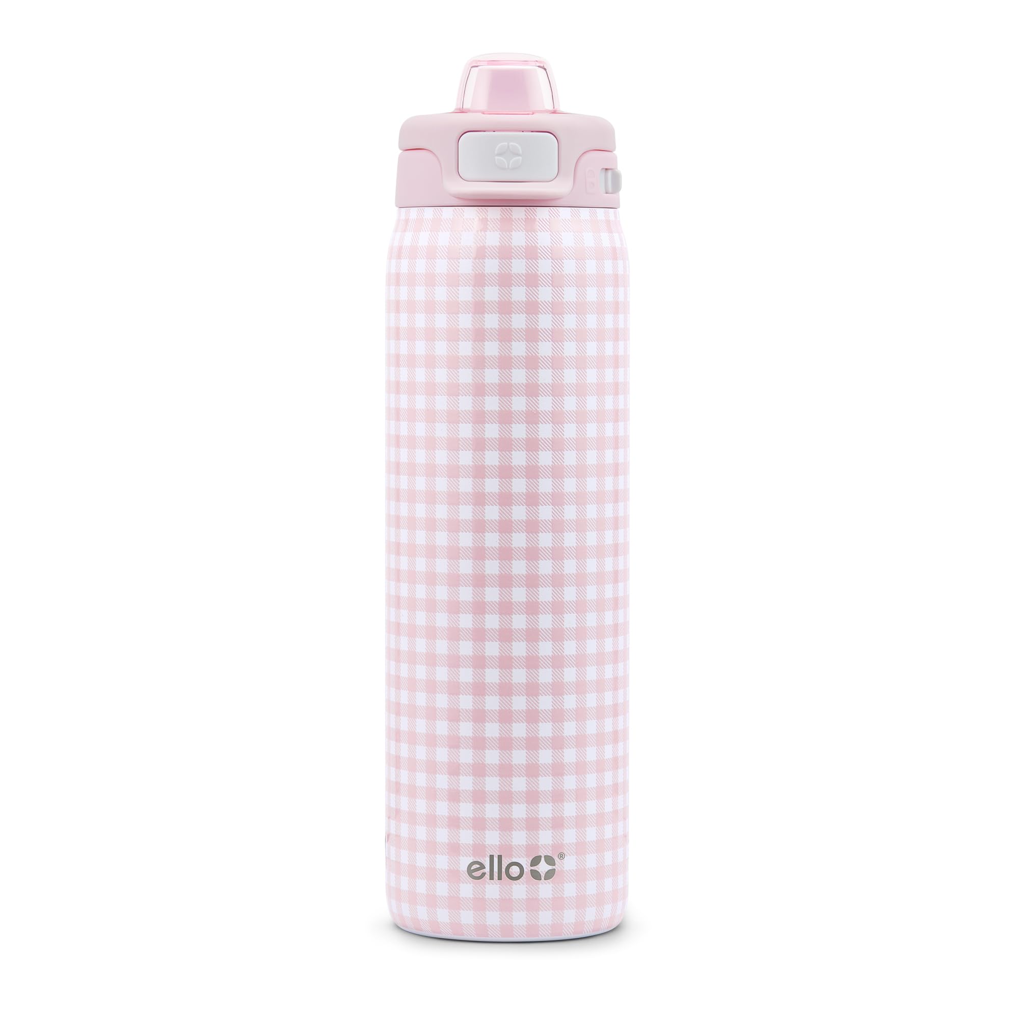 Ello Pop & Fill Insulated Stainless Steel Water Bottle with Quick Fill Lid, Leakproof Locking, Sip or Chug Spout, BPA-Free, Double Wall Vacuum Insulated for Sports, Travel & School- 22oz / 32oz / 40oz