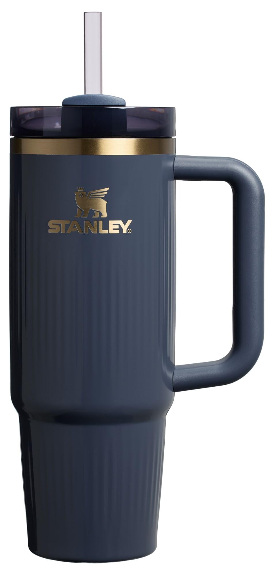 STANLEY Quencher H2.0 Tumbler with Handle and Straw 40 oz | Flowstate 3-Position Lid | Cup Holder Compatible for Travel | Insulated Stainless Steel Cup | BPA-Free | Cream 2.0