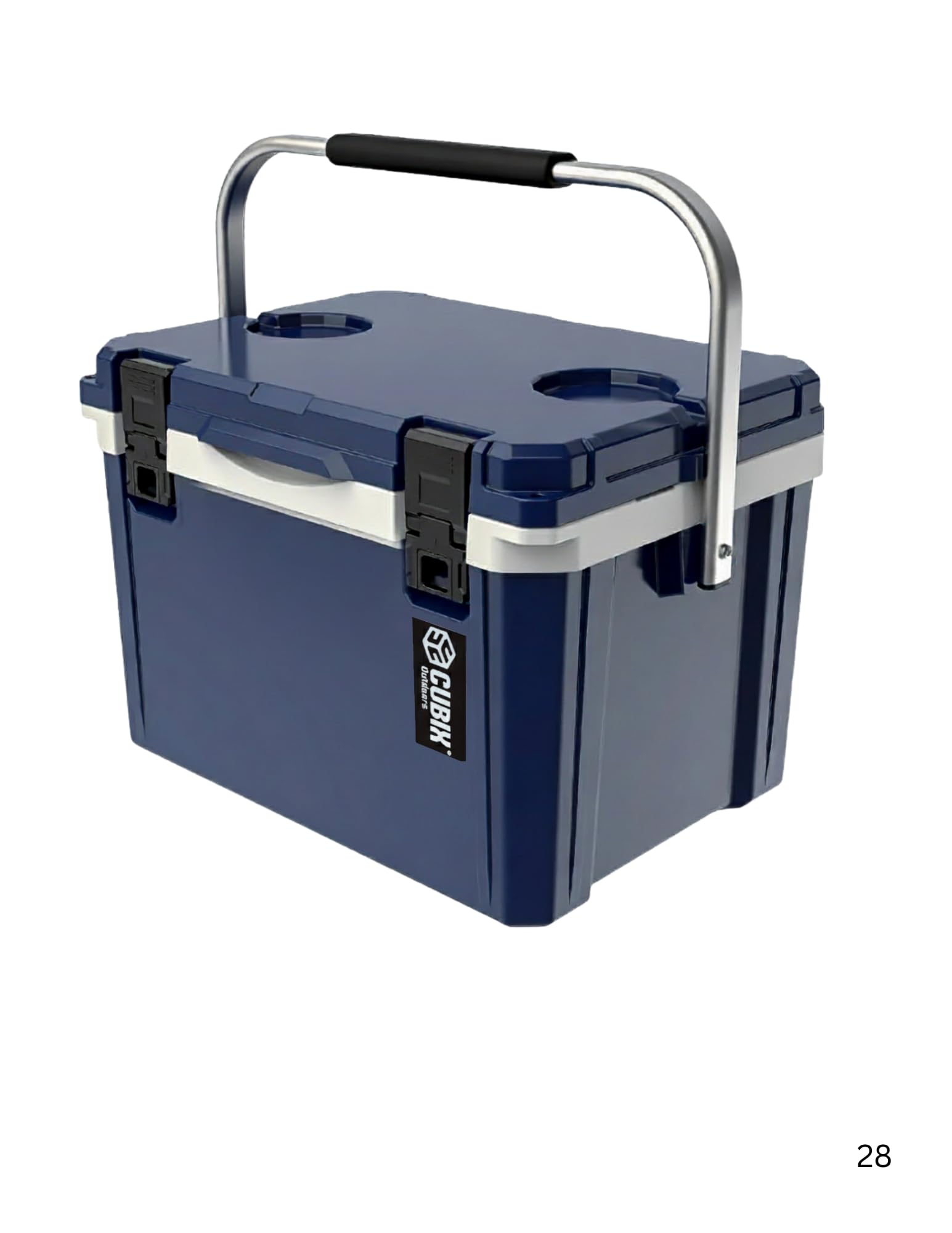 Cubix Outdoors QuadraL 20Q Lightweight Cooler, 30-Can Capacity
