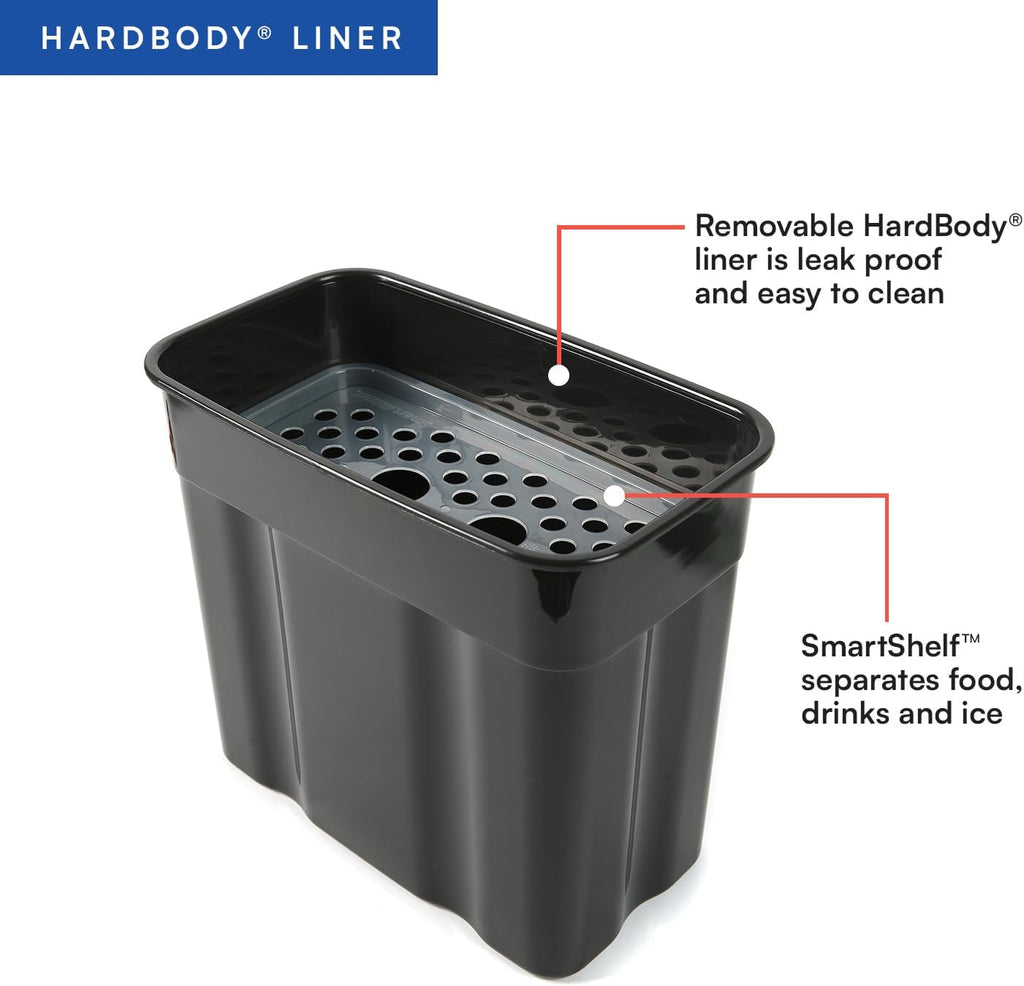 Titan by Arctic Zone Deep Freeze Cooler - Zipperless Hardbody Cooler - Deep Freeze Insulation, HardBody Liner, and SmartShelf