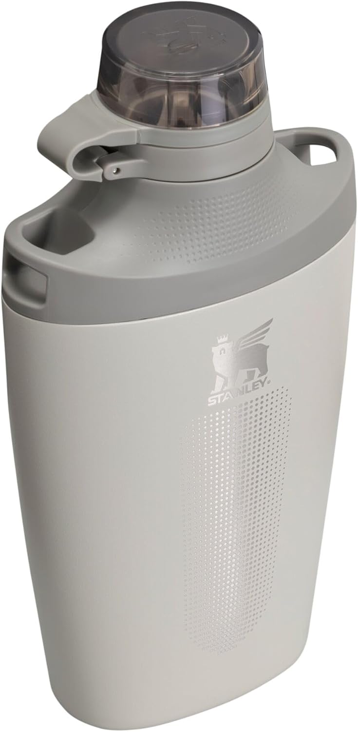 Stanley Cross Bottle 23 oz | Travel Water Bottle with Jacquard Strap | Leakproof Tritan Lid with Removable Straw | Insulated Stainless Steel | BPA-Free | Ash