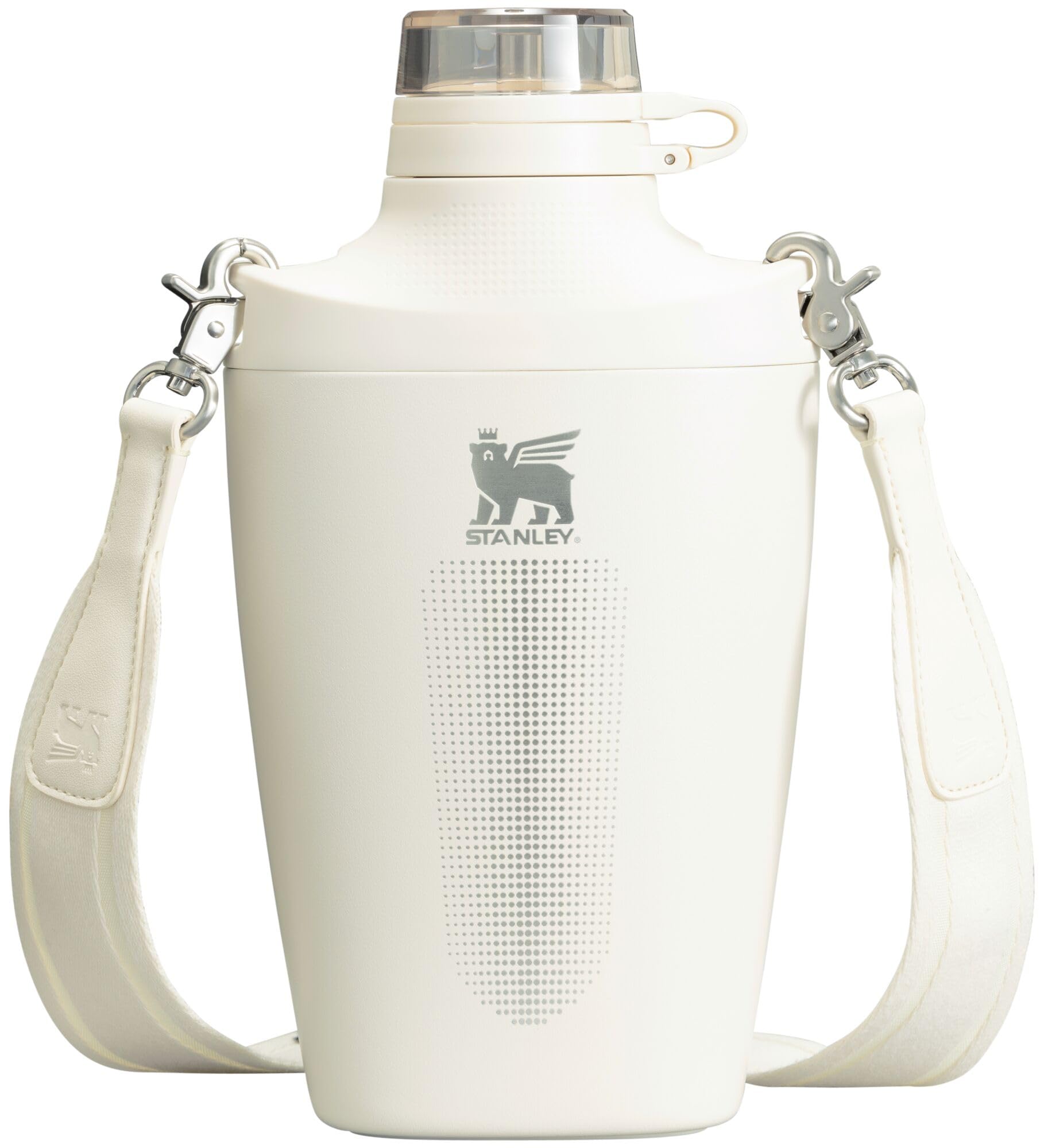 Stanley Cross Bottle 23 oz | Travel Water Bottle with Jacquard Strap | Leakproof Tritan Lid with Removable Straw | Insulated Stainless Steel | BPA-Free | Ash