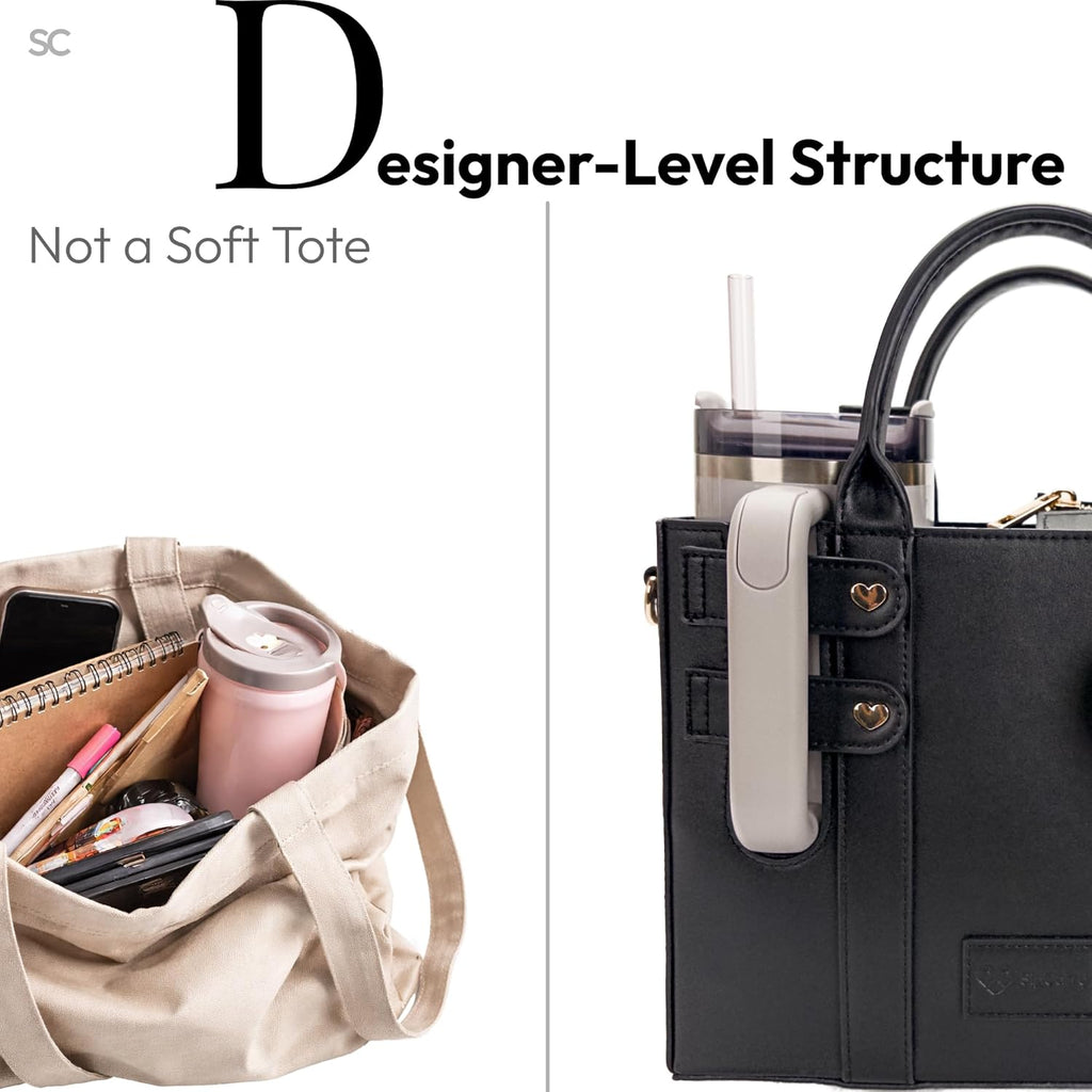 stanley purse stanley cup purse with cup holder 40 oz crossbody bag Tote