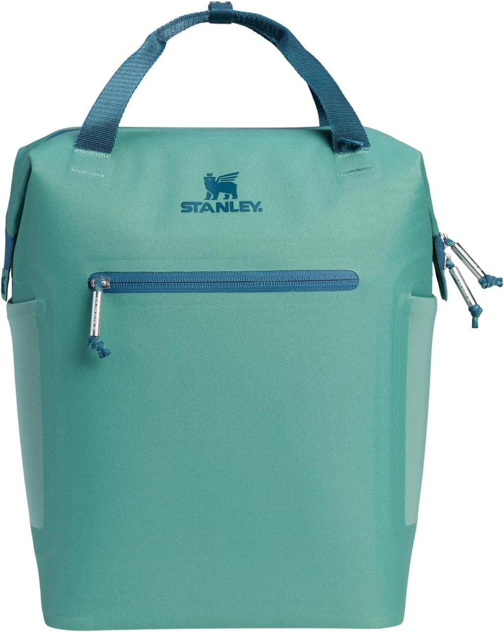 Stanley All Day Madeleine Mini Backpack Soft Cooler 14 Quarts | 20 Can Cooler with Handle and Shoulder Straps | Stays Cold for Hours | Insulated Travel Bag with Zipper | BPA-Free | Spring Green