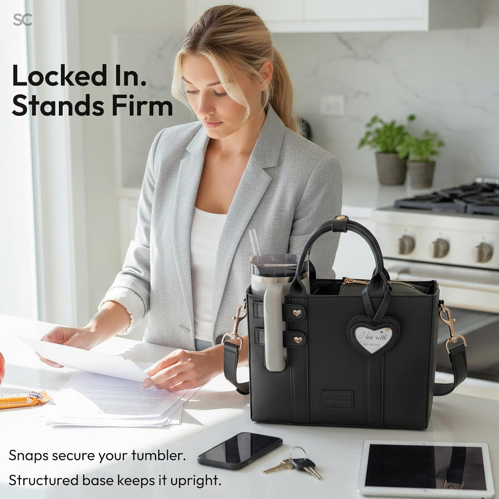 stanley purse stanley cup purse with cup holder 40 oz crossbody bag Tote