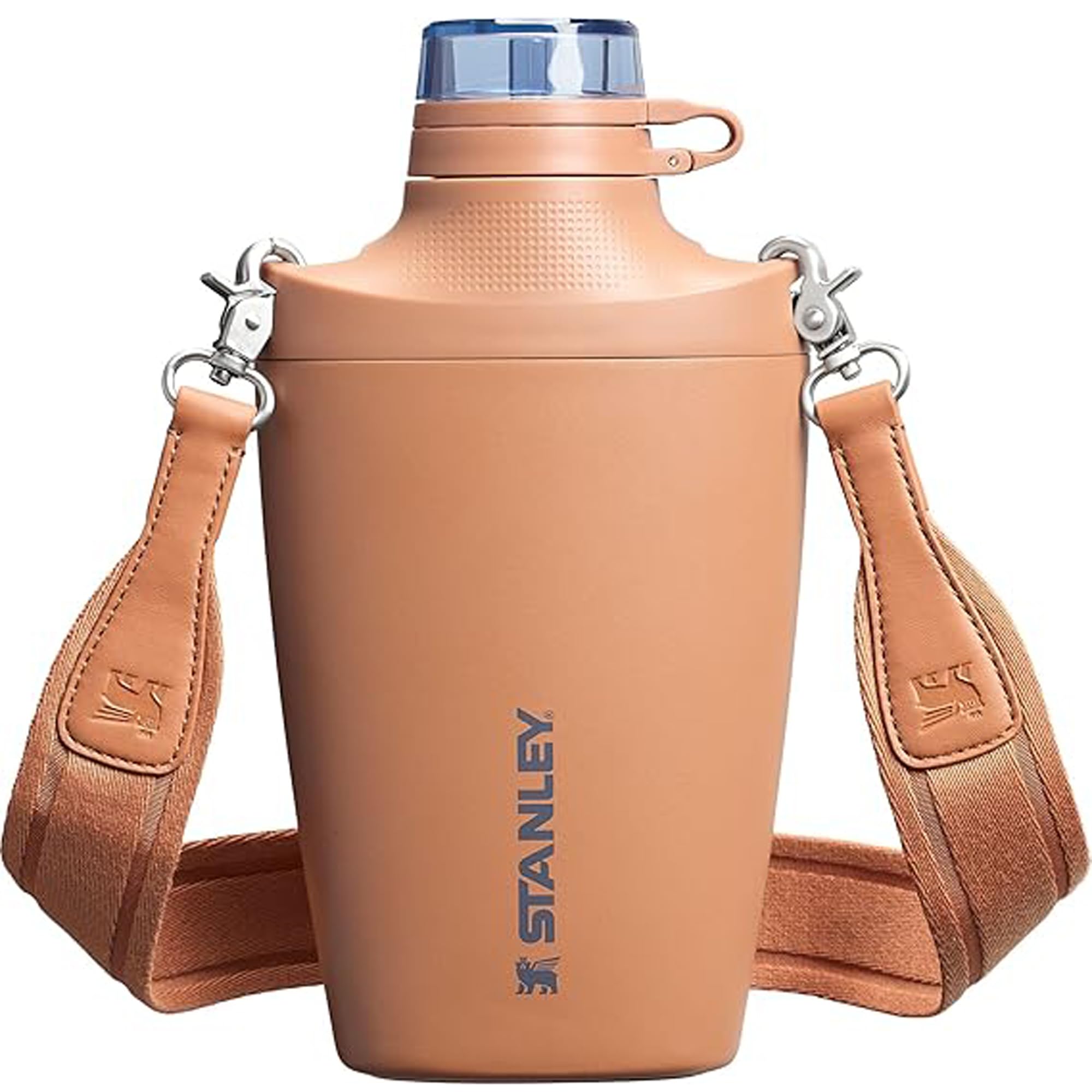 Stanley Cross Bottle 23 oz | Travel Water Bottle with Jacquard Strap | Leakproof Tritan Lid with Removable Straw | Insulated Stainless Steel | BPA-Free | Ash