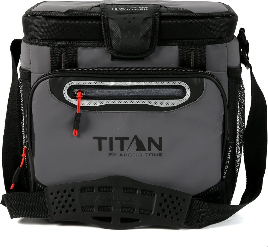 Titan by Arctic Zone Deep Freeze Cooler - Zipperless Hardbody Cooler - Deep Freeze Insulation, HardBody Liner, and SmartShelf