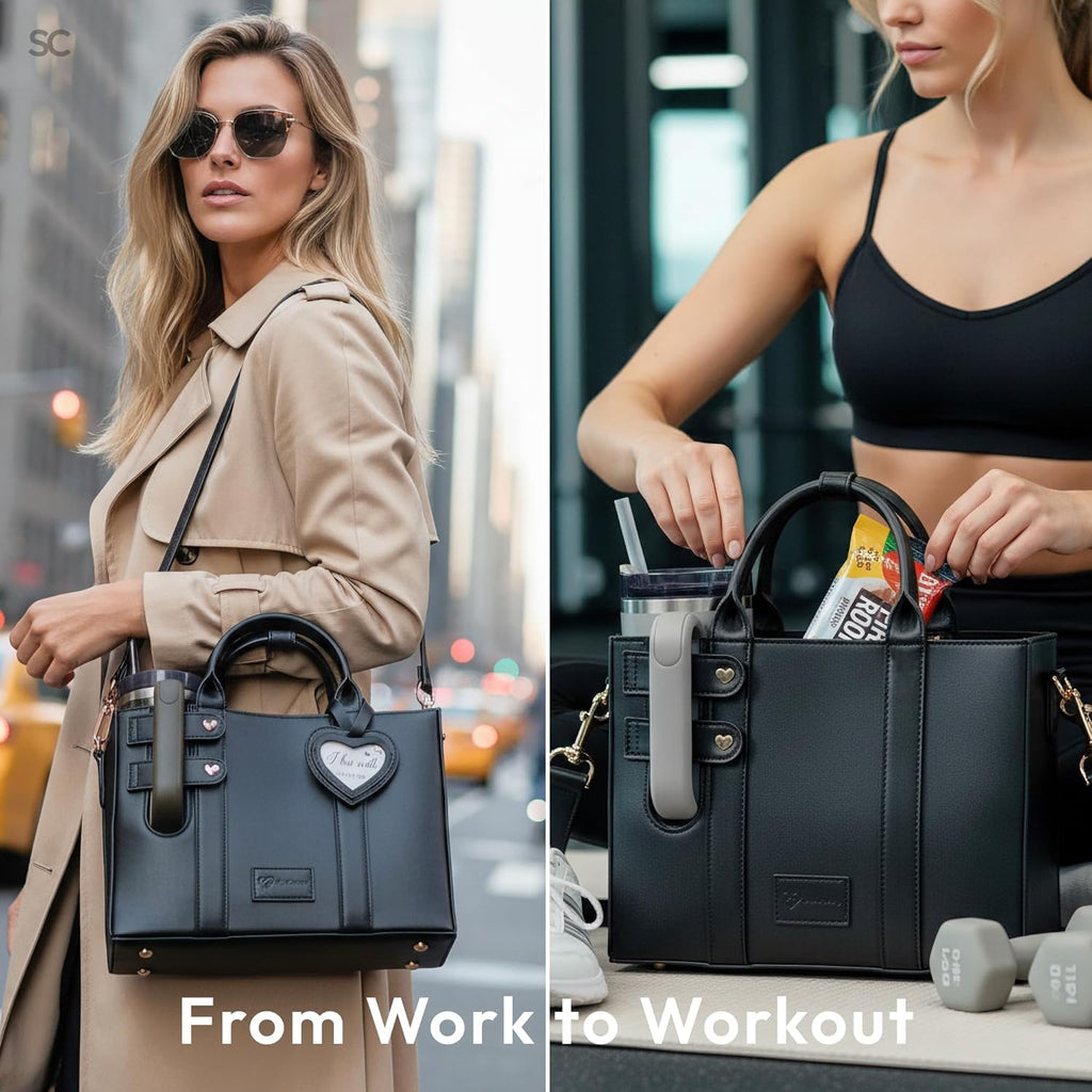 stanley purse stanley cup purse with cup holder 40 oz crossbody bag Tote