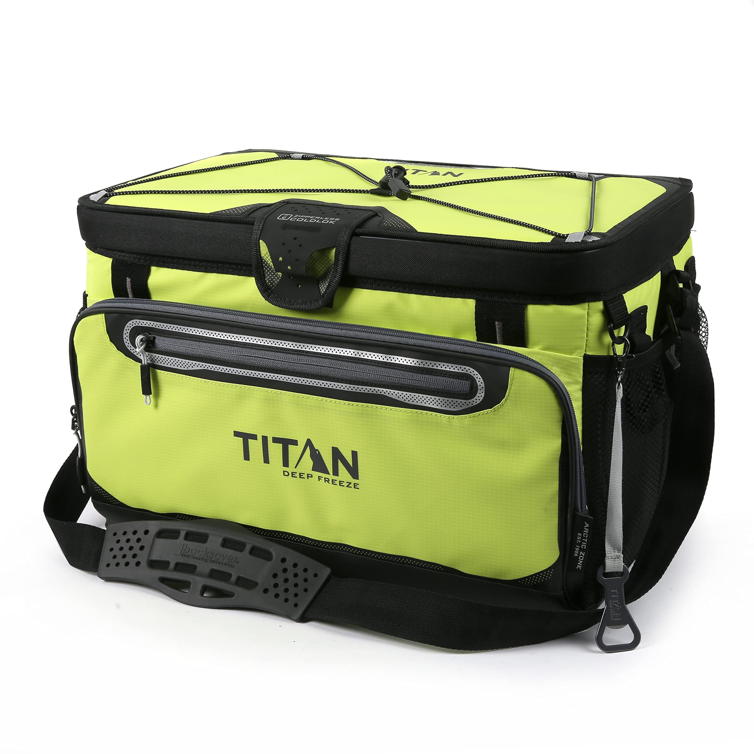 Titan by Arctic Zone Deep Freeze Cooler - Zipperless Hardbody Cooler - Deep Freeze Insulation, HardBody Liner, and SmartShelf