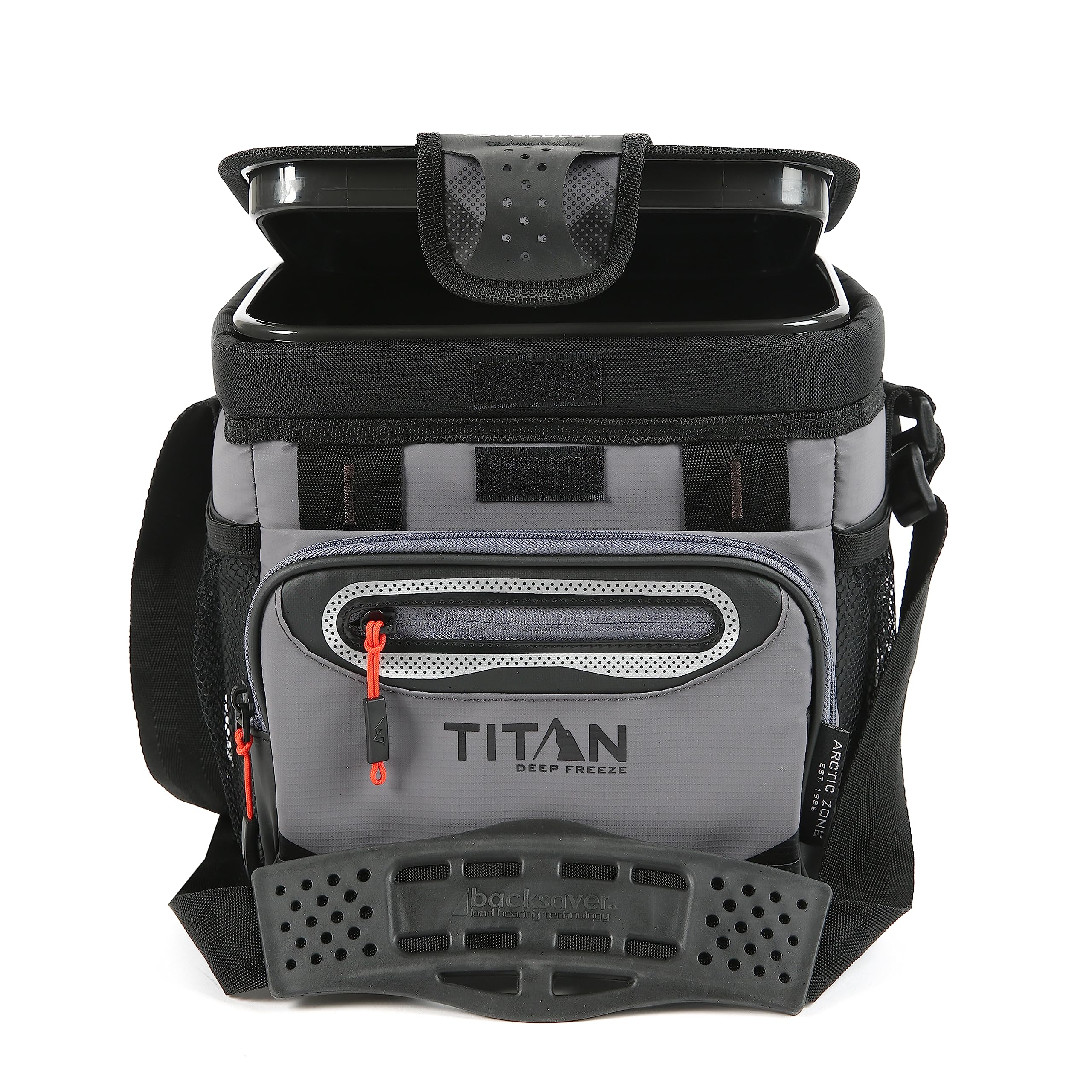 Titan by Arctic Zone Deep Freeze Cooler - Zipperless Hardbody Cooler - Deep Freeze Insulation, HardBody Liner, and SmartShelf